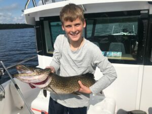 Pike fishing in Anttola